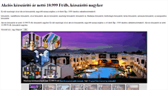Desktop Screenshot of kezszarito.hotelellato.hu